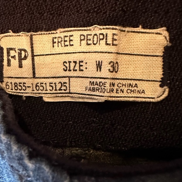 Free People Pull On Flare Leg Pants Size 30 like new condition - Picture 2 of 3